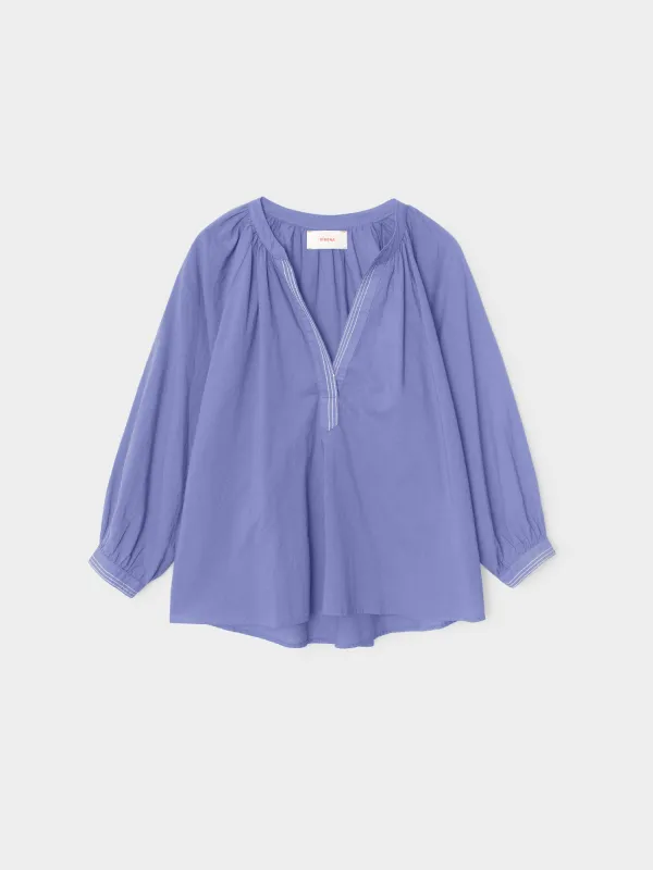 Star Blue White Hannah Top sold by XiRENA