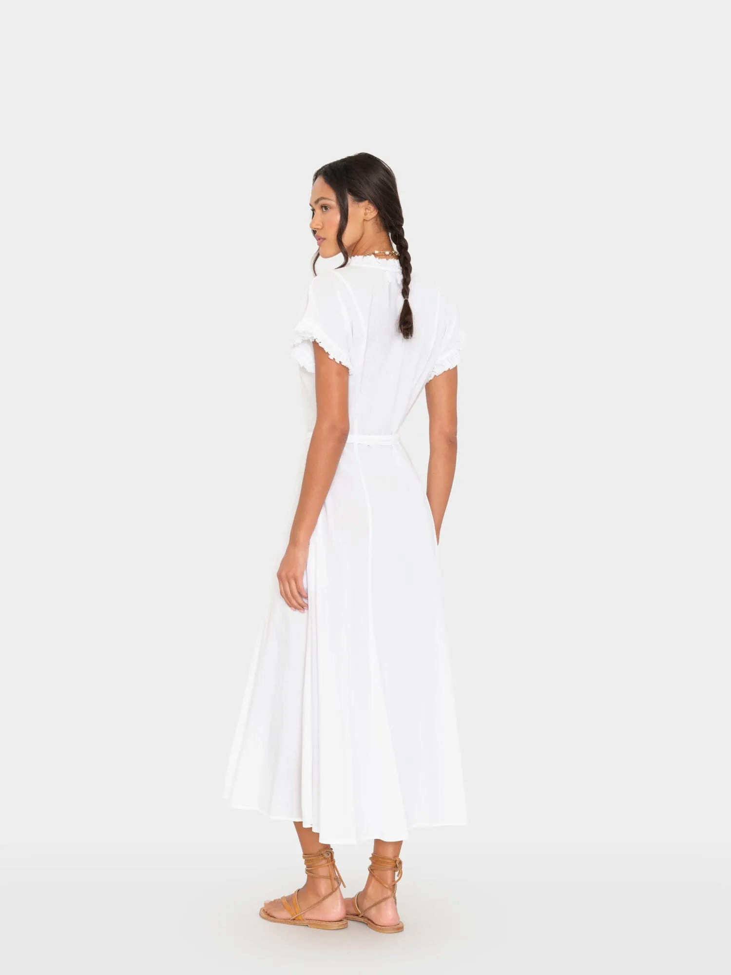 White Dixie Dress sold by XiRENA product image thumbnail 3