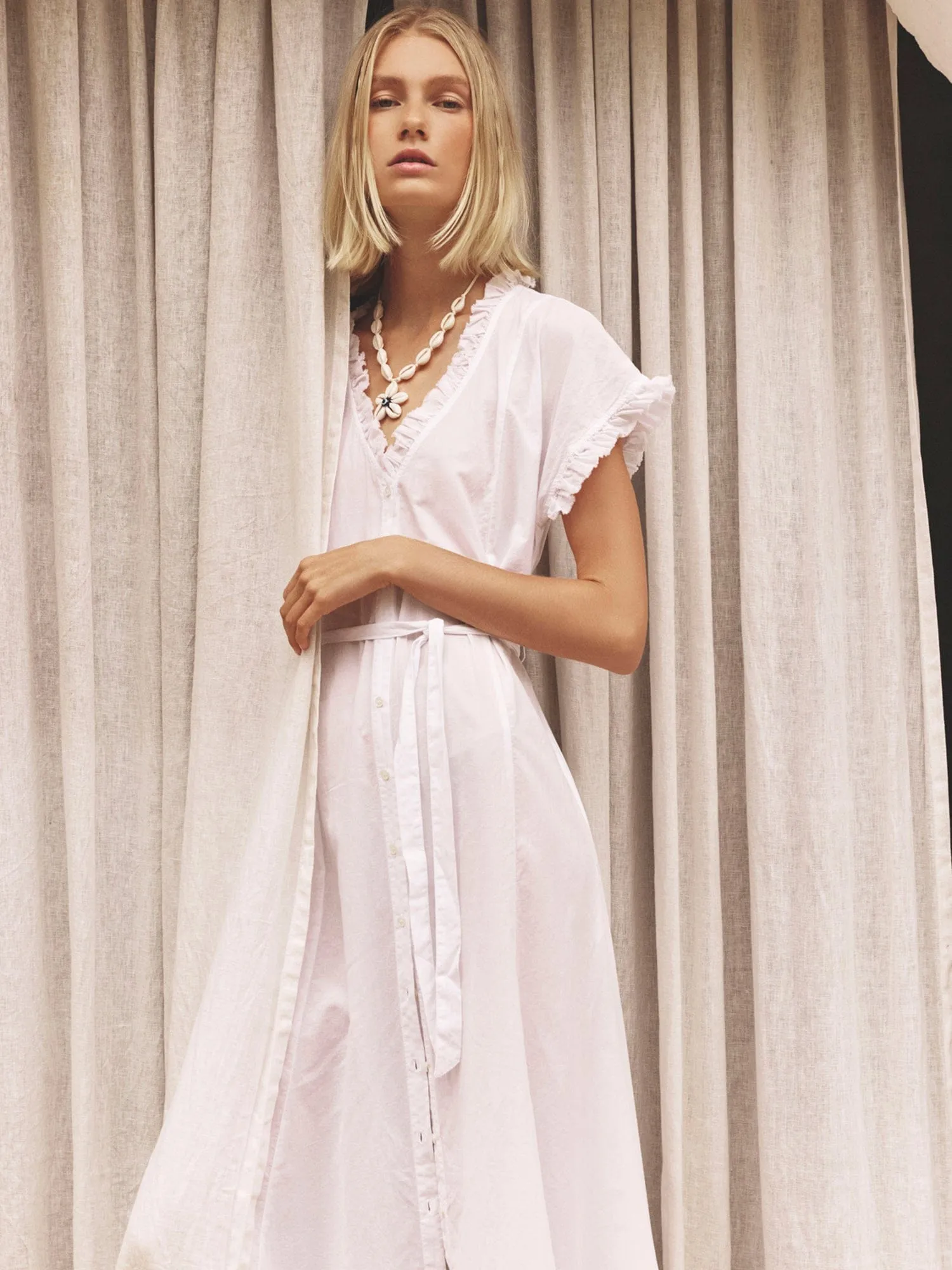 White Dixie Dress sold by XiRENA product image thumbnail 2