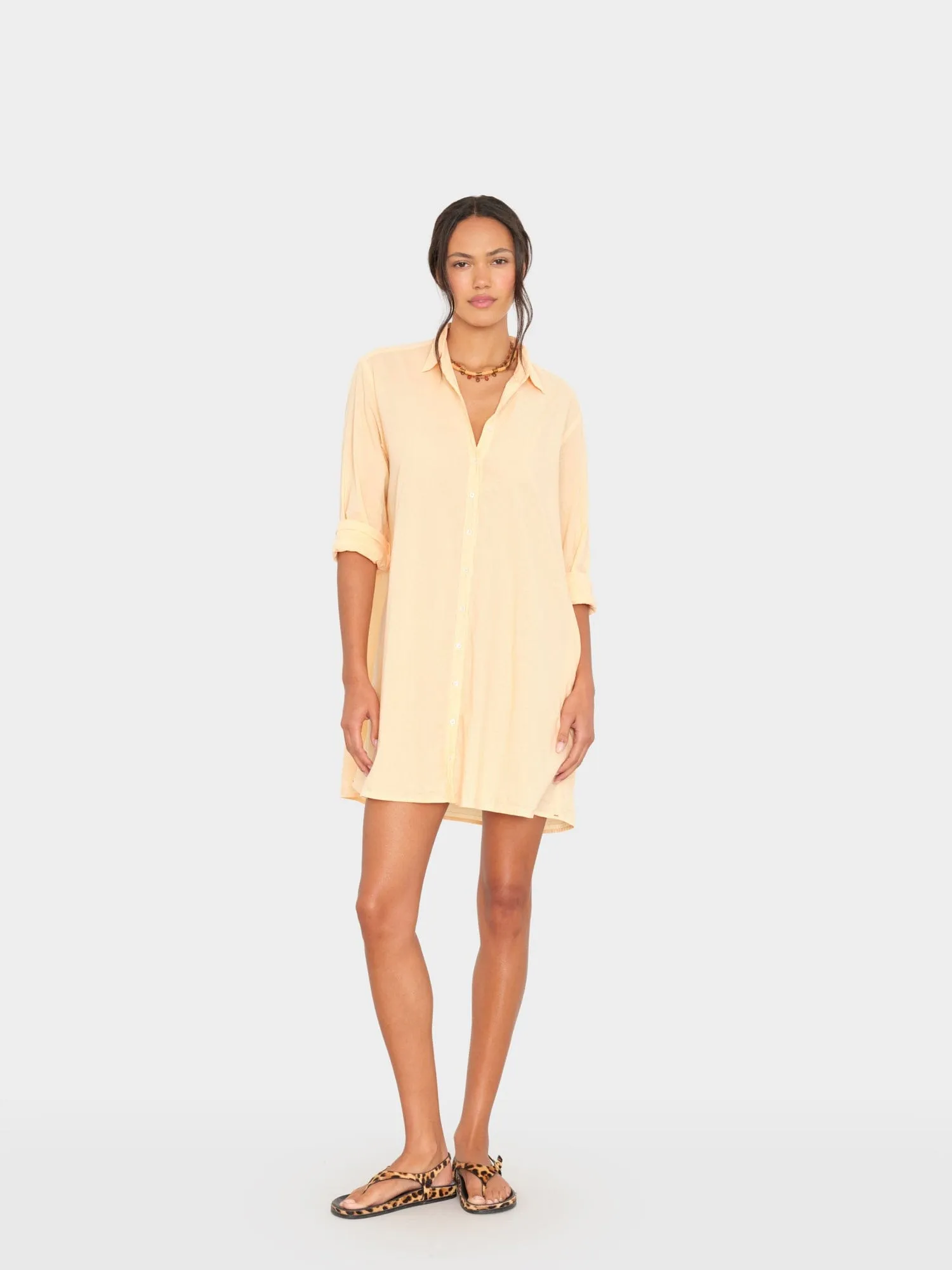 Peach Sorbet Bobby Dress sold by XiRENA