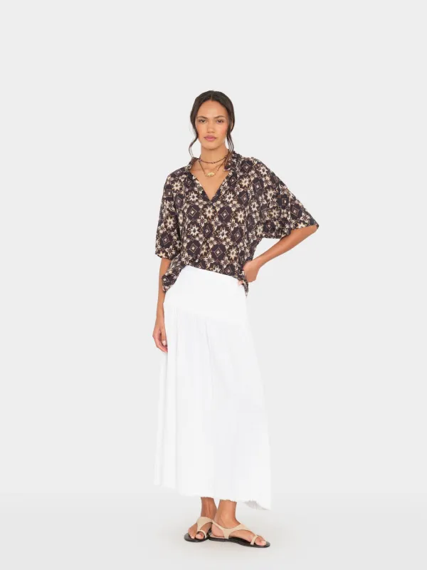 White Evelyn Skirt made by XiRENA