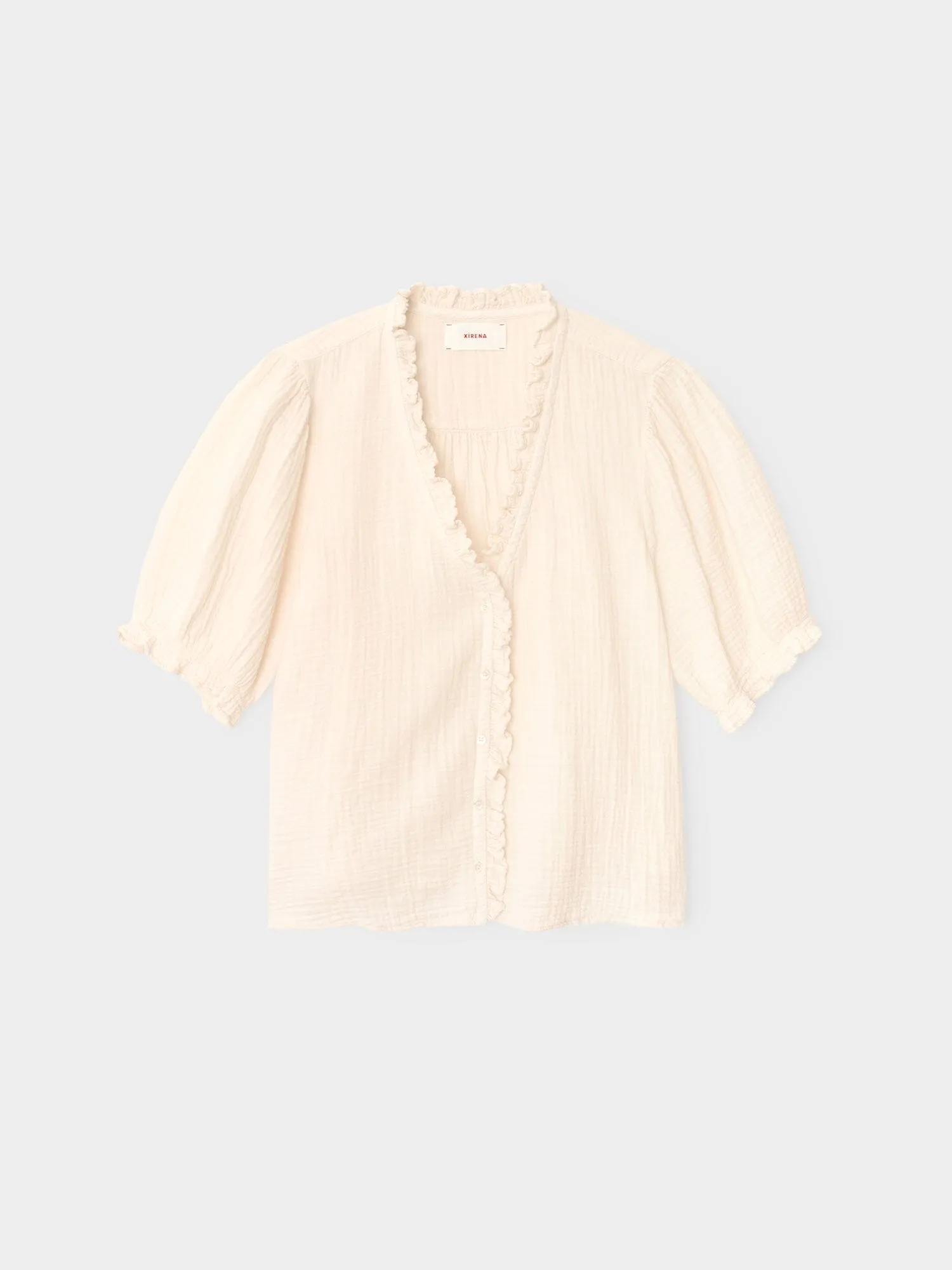 Oysterette Jenna Gauze Shirt sold by XiRENA product image thumbnail 3