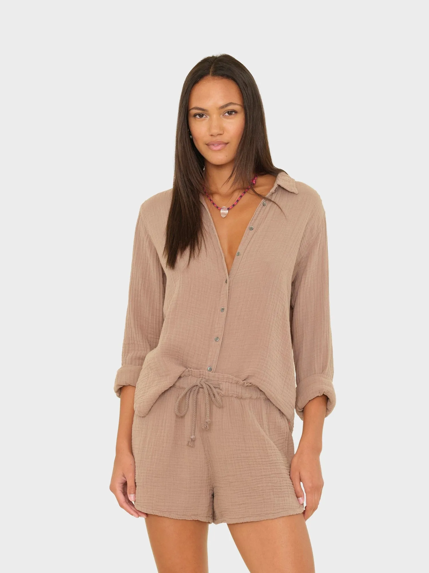 Ash Brown Scout Shirt sold by XiRENA