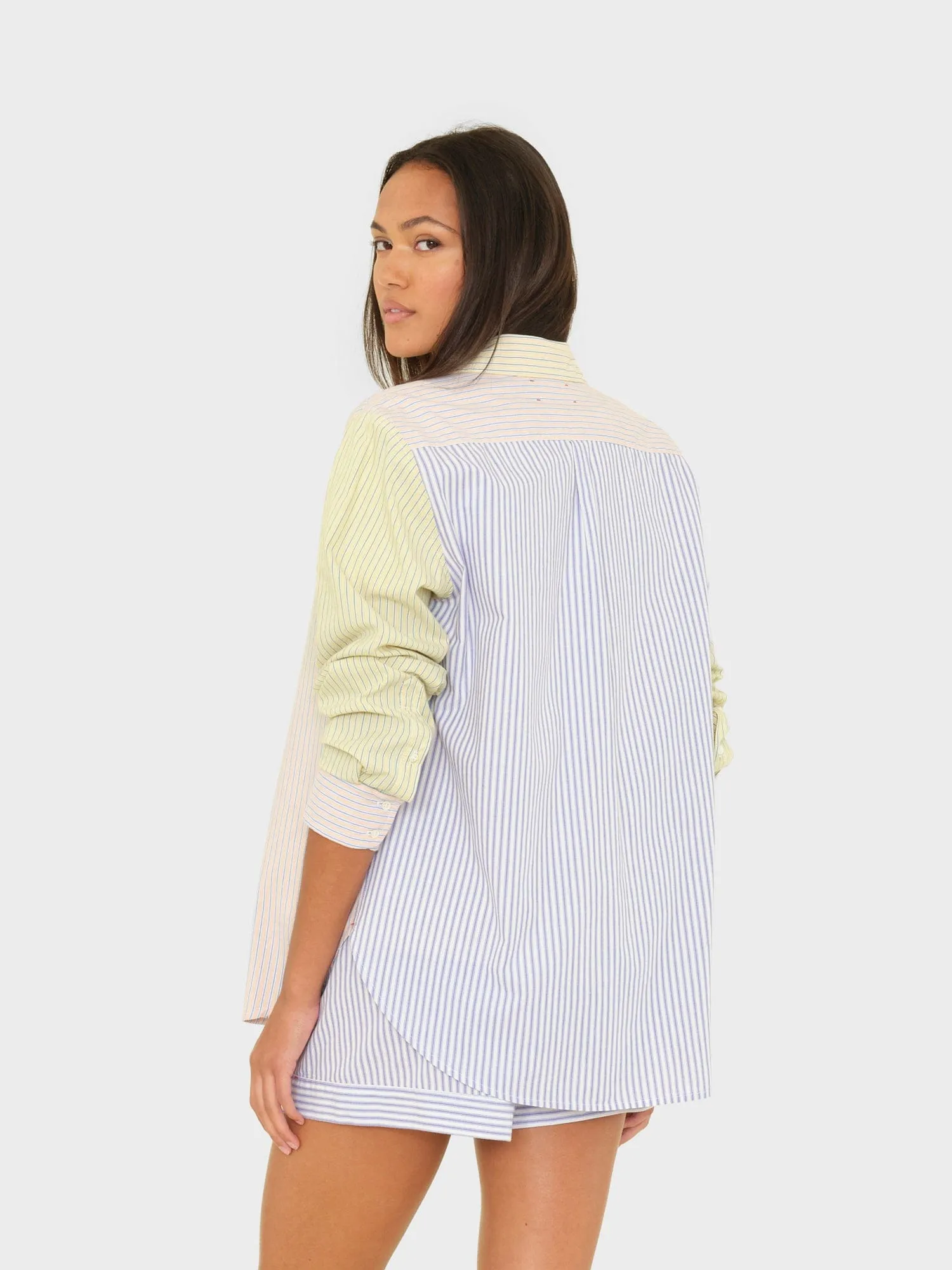Mixed Stripe Beau Shirt sold by XiRENA product image thumbnail 3