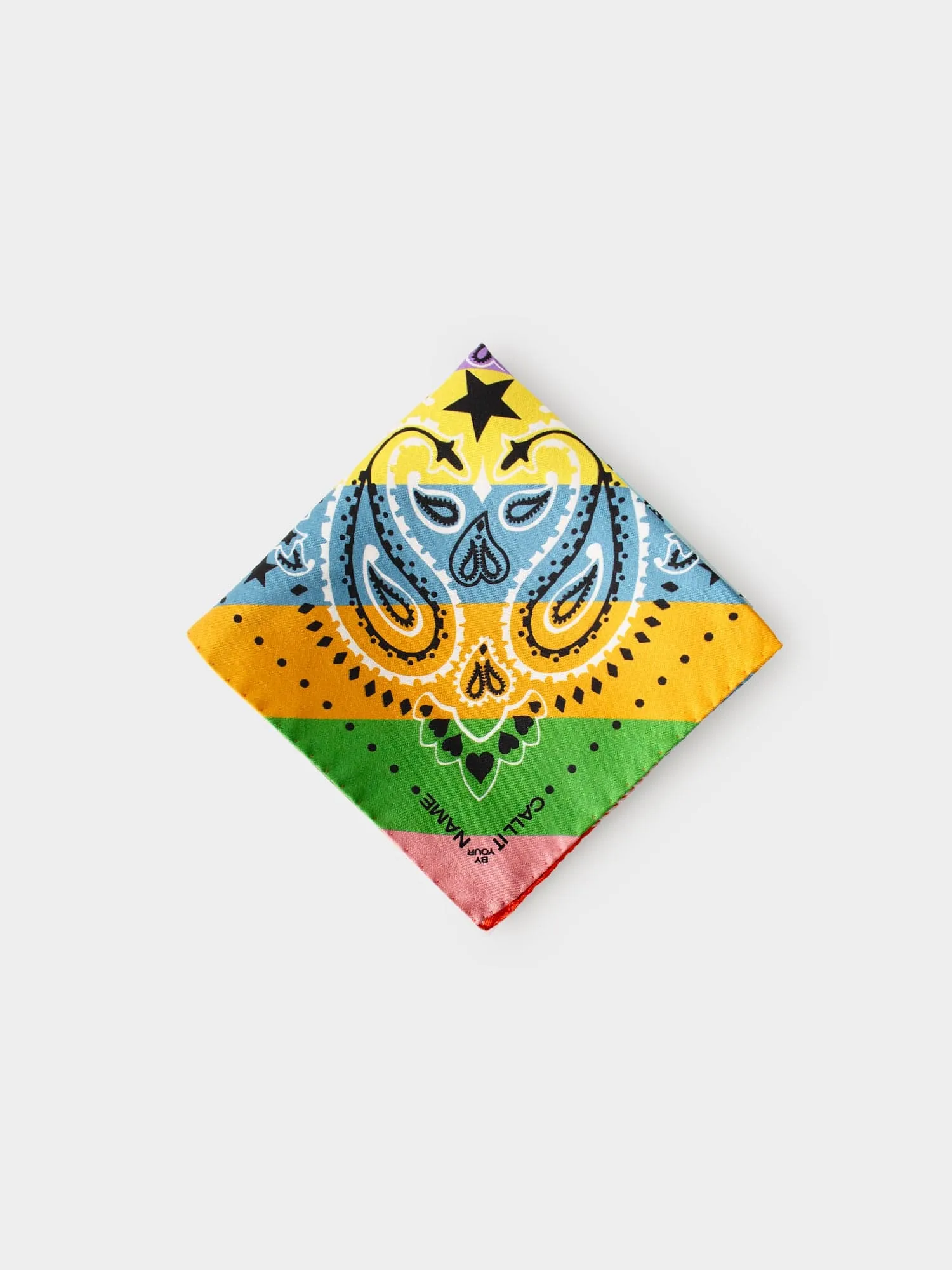 Rainbow Star Silk Bandana sold by XiRENA product image thumbnail 2