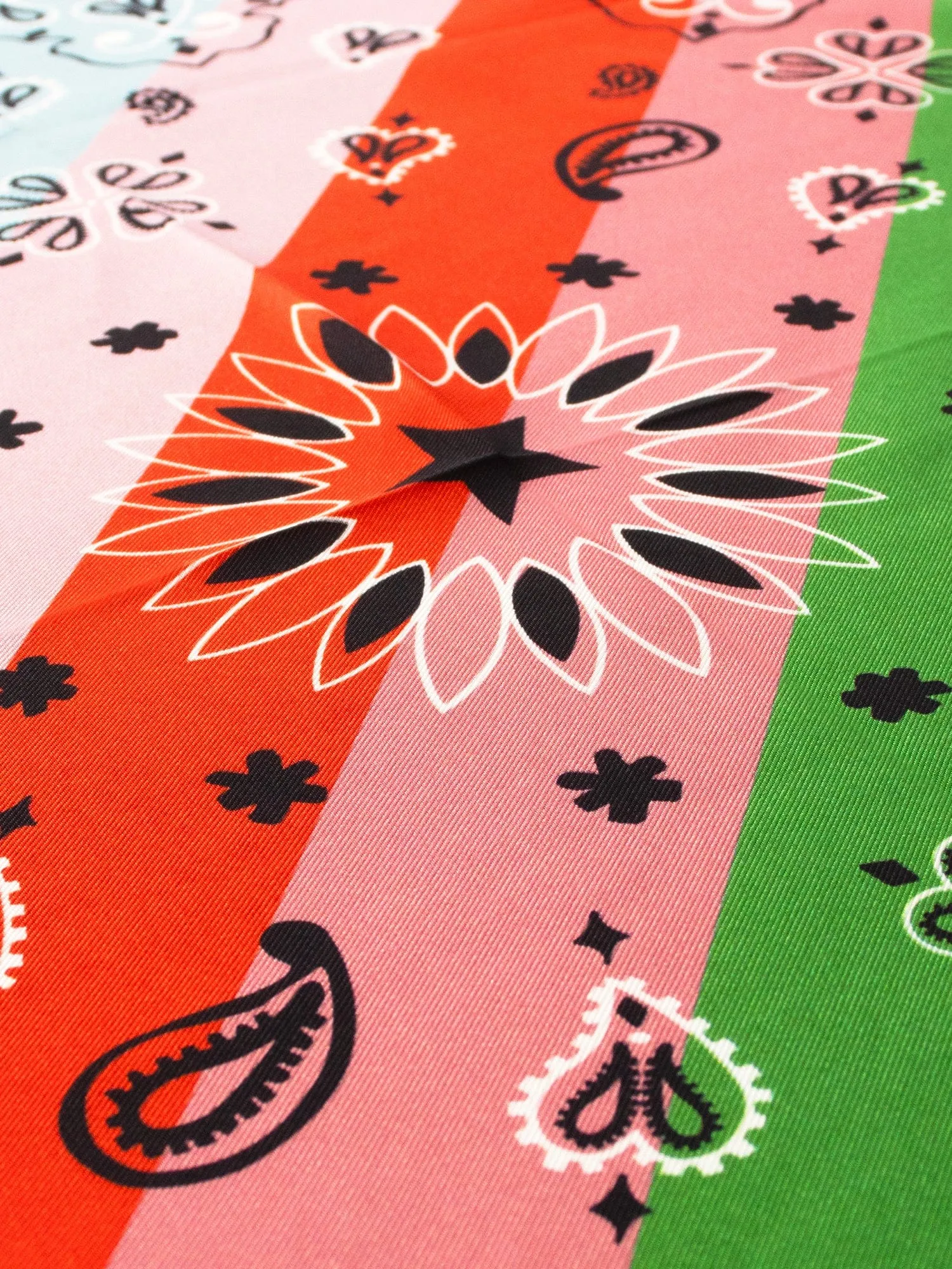 Rainbow Star Silk Bandana sold by XiRENA product image thumbnail 4