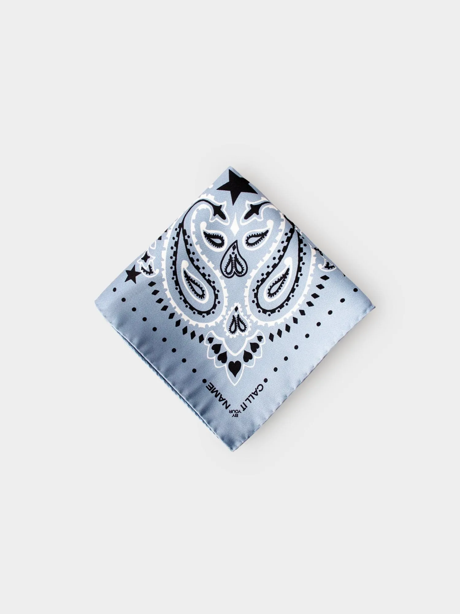 Chambray Star Silk Bandana sold by XiRENA product image thumbnail 2