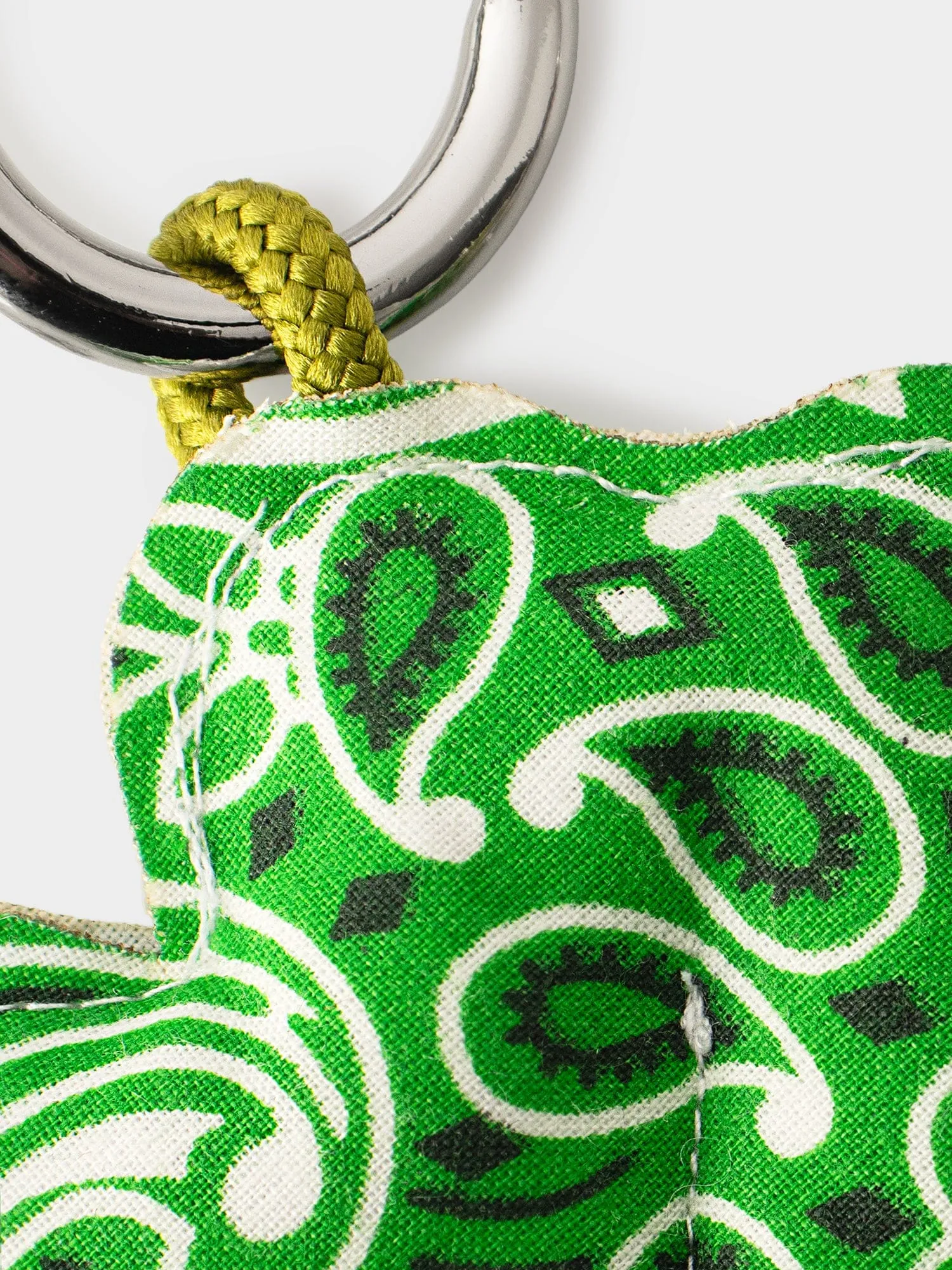 Grass Green Clover Keychain sold by XiRENA product image thumbnail 3