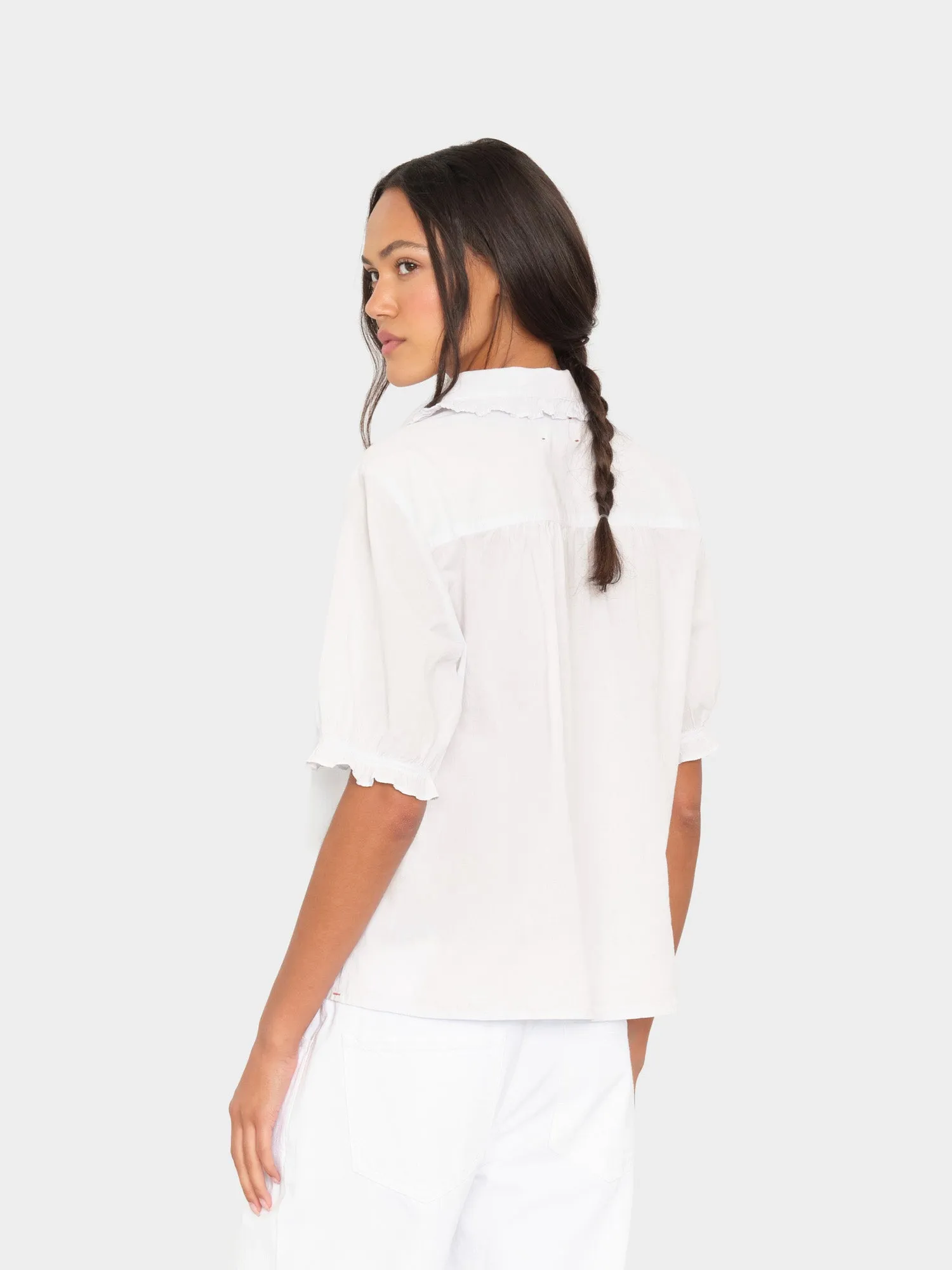 White Beatrice Top sold by XiRENA product image thumbnail 2