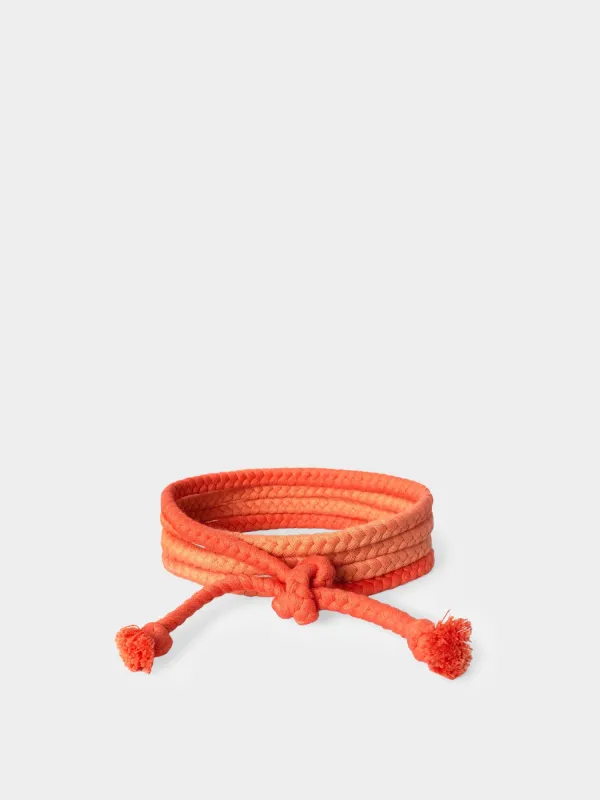 Orange Flame Havana Belt made by XiRENA
