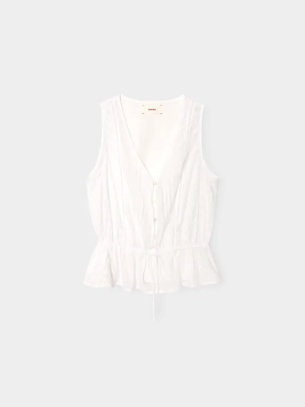 Blanc Emma Top made by XiRENA