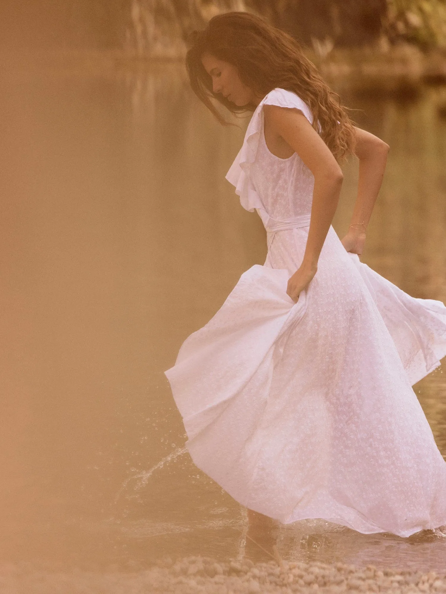 Blanc Lola Dress sold by XiRENA product image thumbnail 3