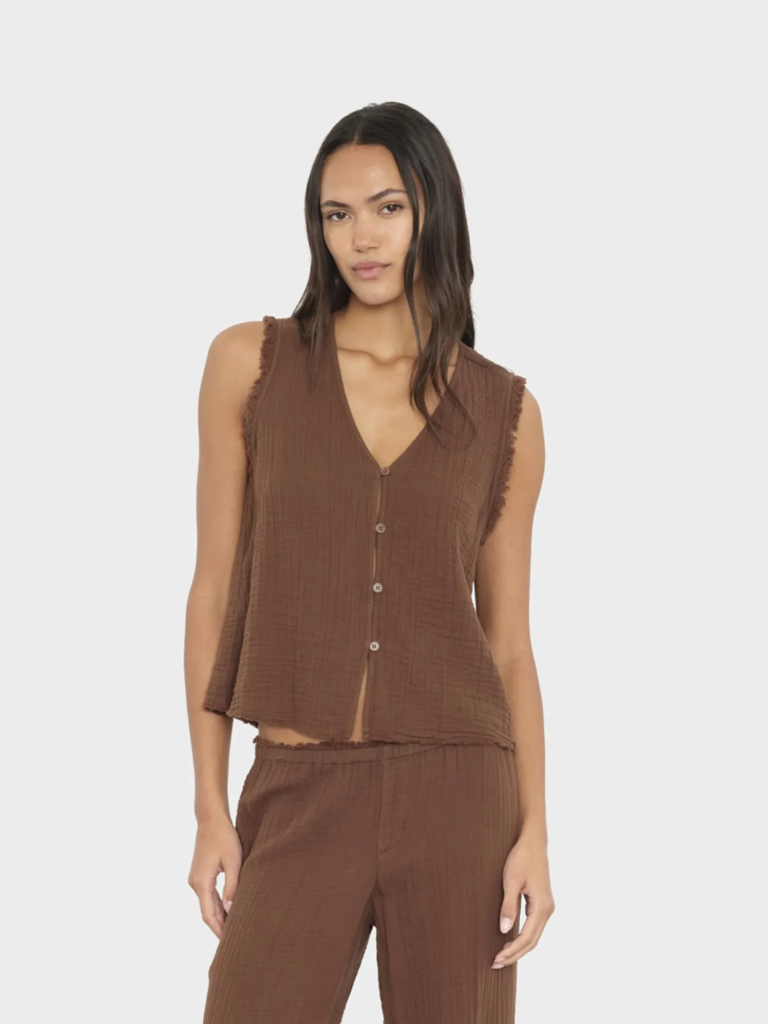 Cocoa Bean Naomie Top sold by XiRENA