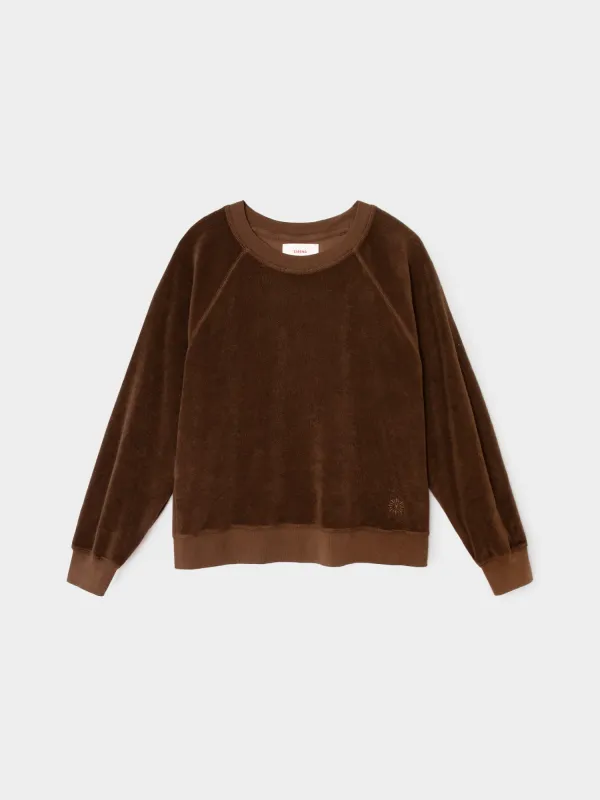 Cocoa Bean Pierre Terry Sweatshirt made by XiRENA