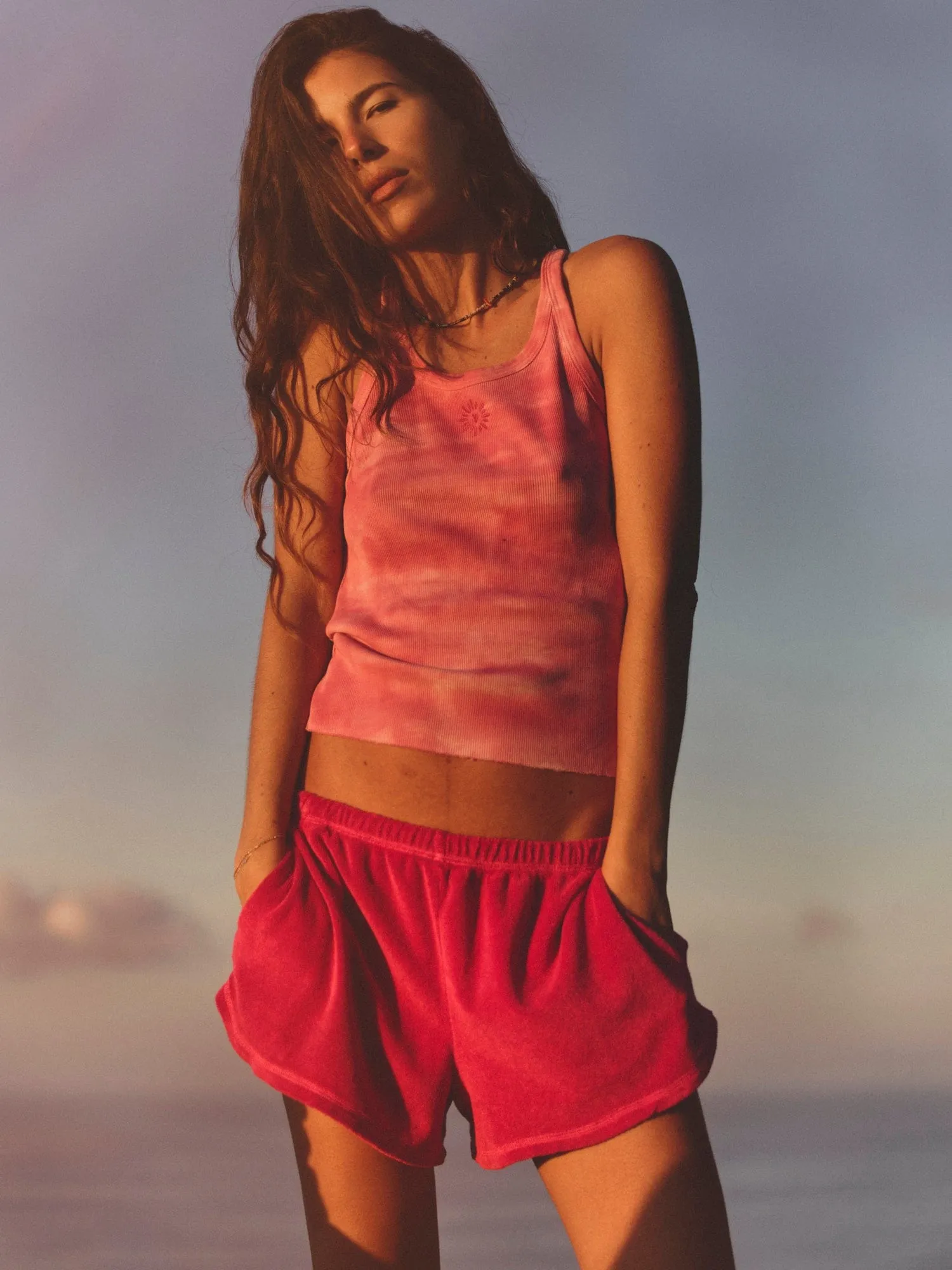 Framboise Hub Terry Sweatshort sold by XiRENA product image thumbnail 2