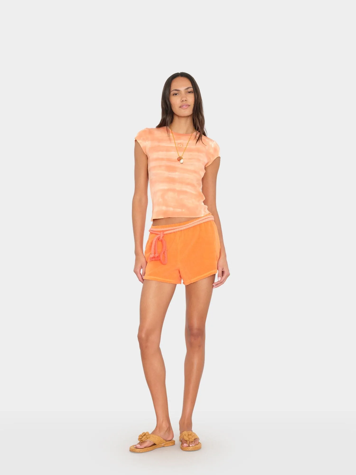 Mandarine Hub Terry Sweatshort sold by XiRENA