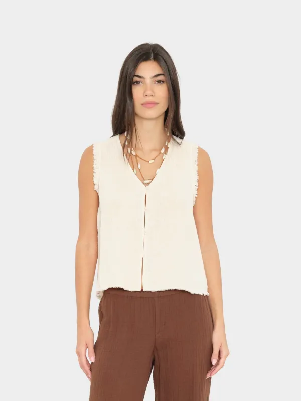 Oysterette Naomie Top made by XiRENA