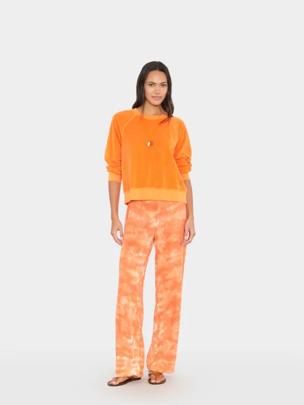 Sunset Orange Joseph Pant made by XiRENA