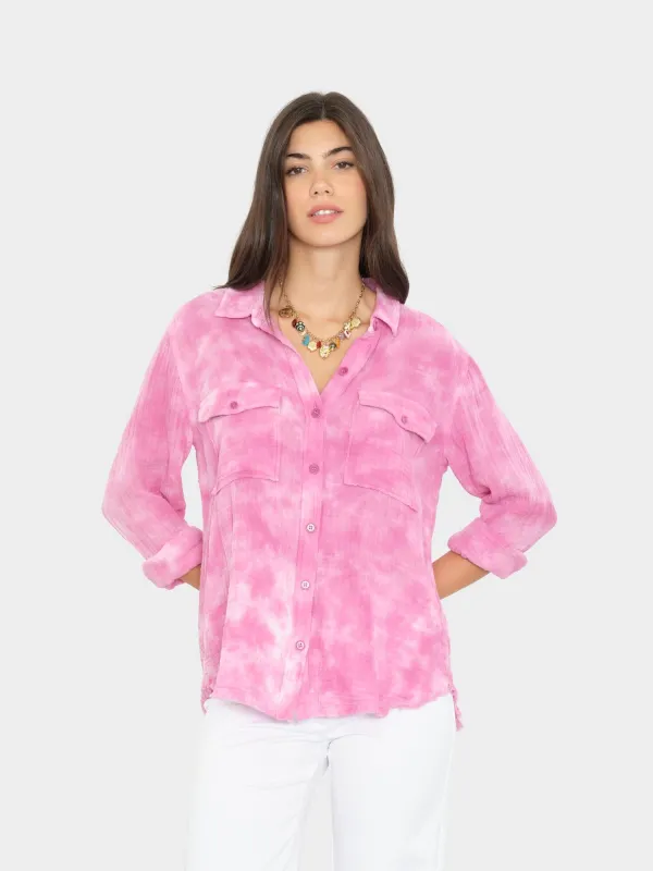 Sunset Raspberry Carol Shirt made by XiRENA