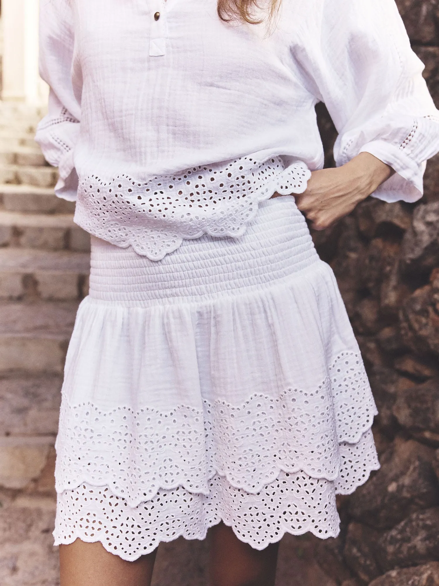 White Rima Skirt sold by XiRENA product image thumbnail 5
