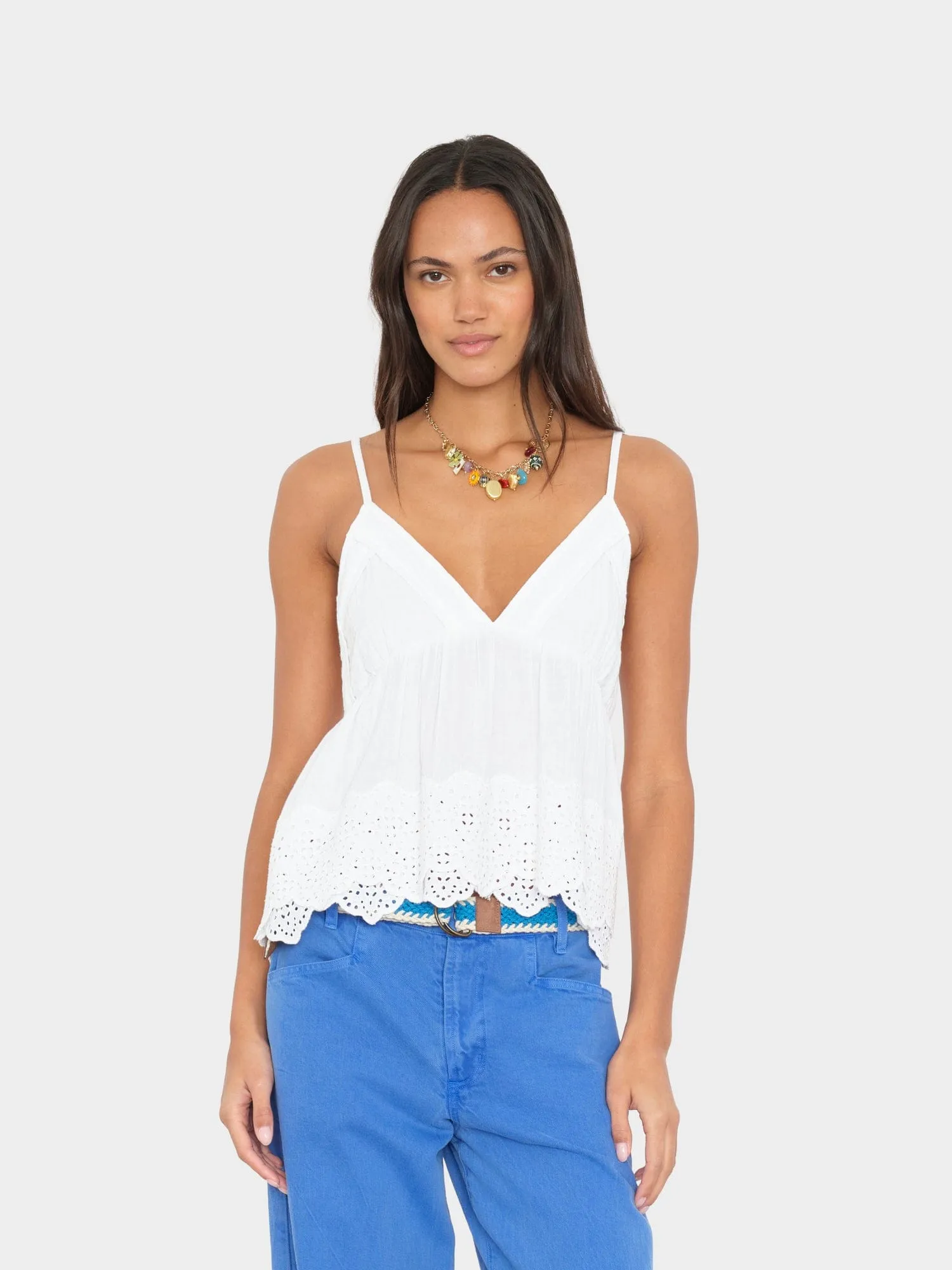 White Jolene Top sold by XiRENA