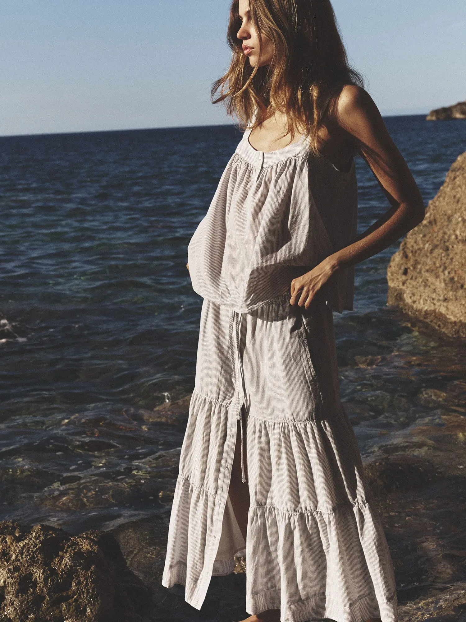 Windward Stripe Mckenna Skirt sold by XiRENA product image thumbnail 2