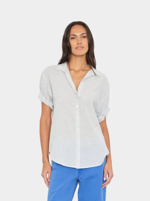 Windward Stripe Channing Shirt made by XiRENA