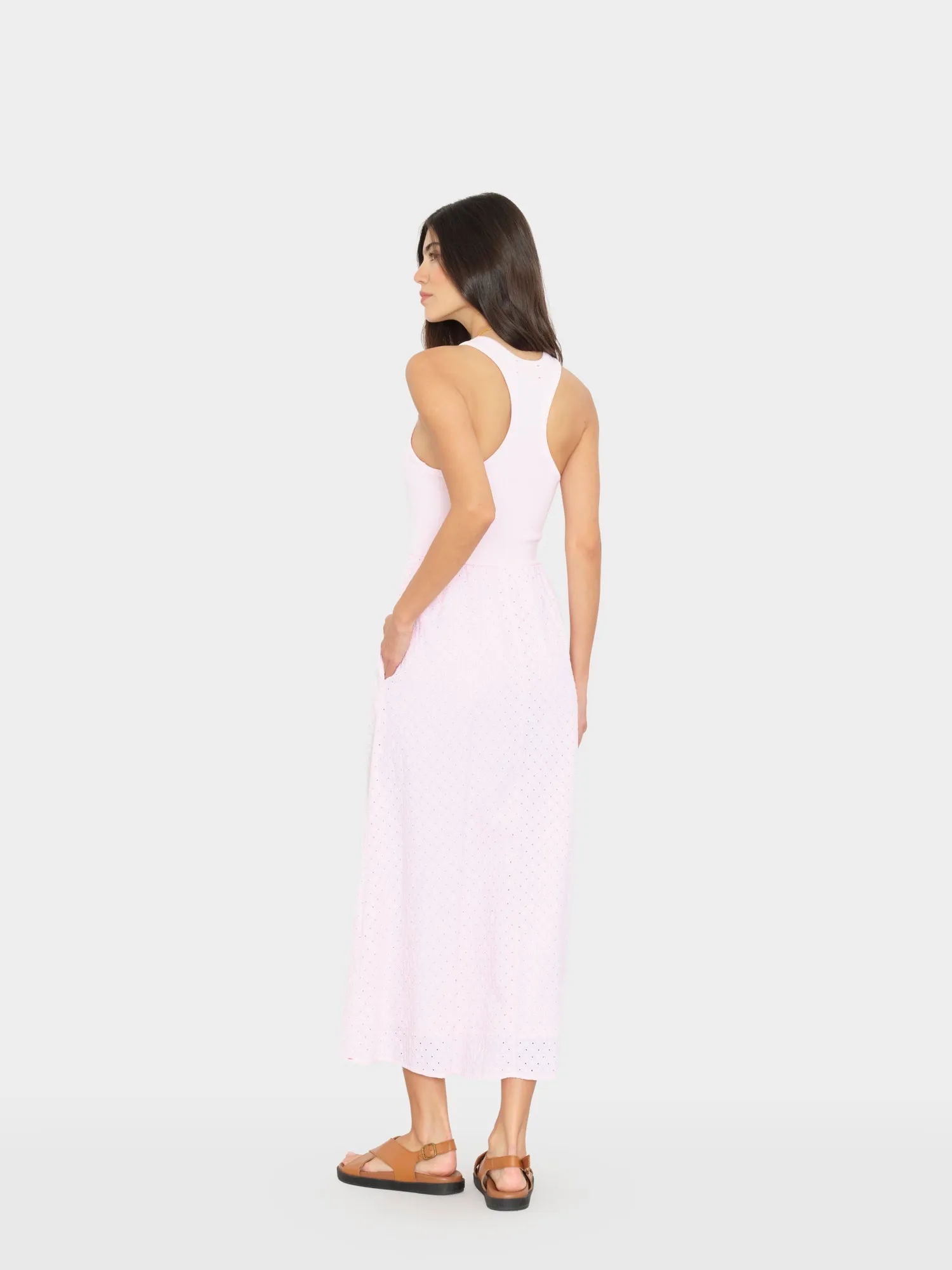 Pale Rose Flynn Embroidered Dress sold by XiRENA product image thumbnail 2