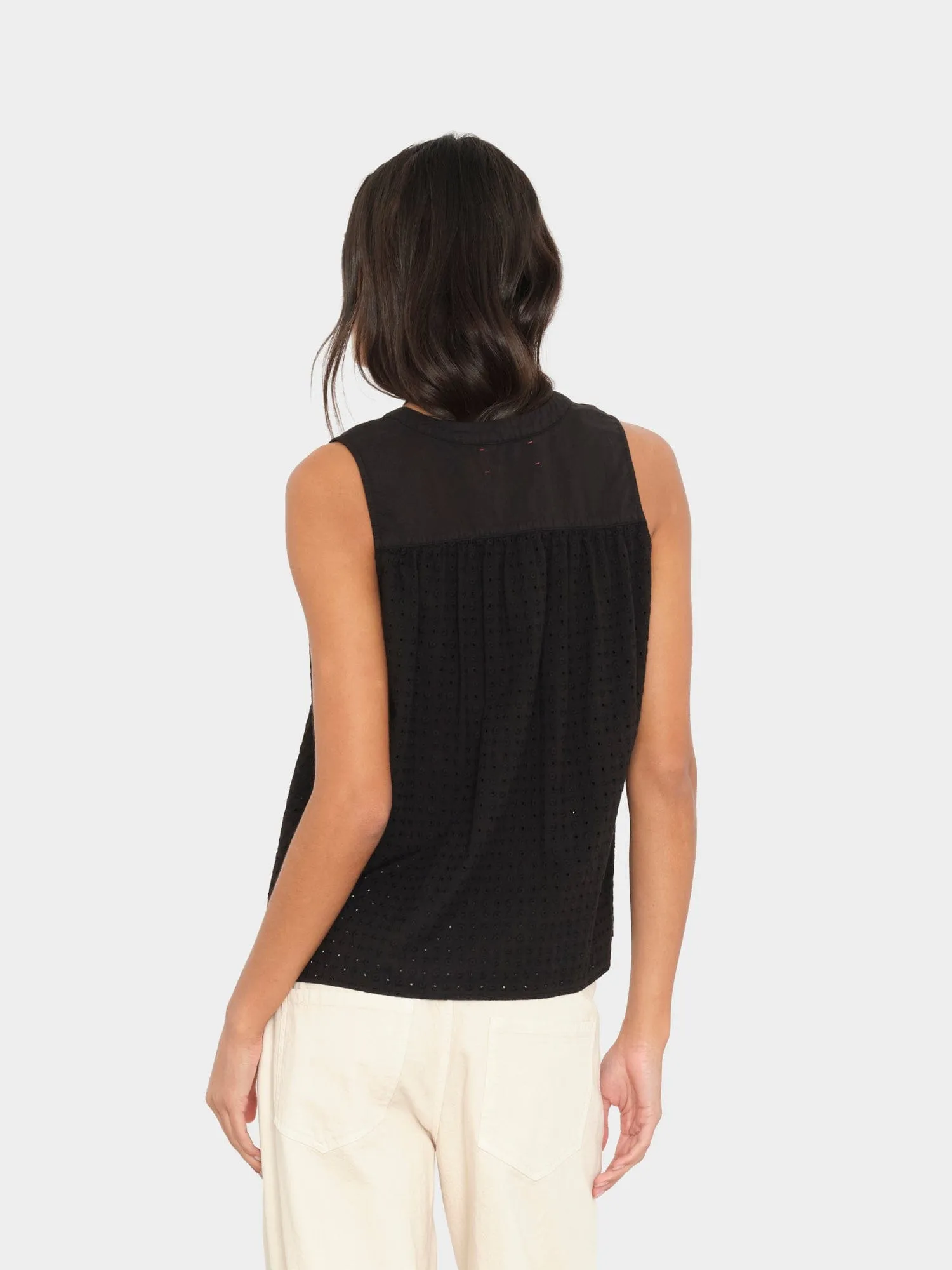 Black Miki Embroidered Top sold by XiRENA product image thumbnail 2