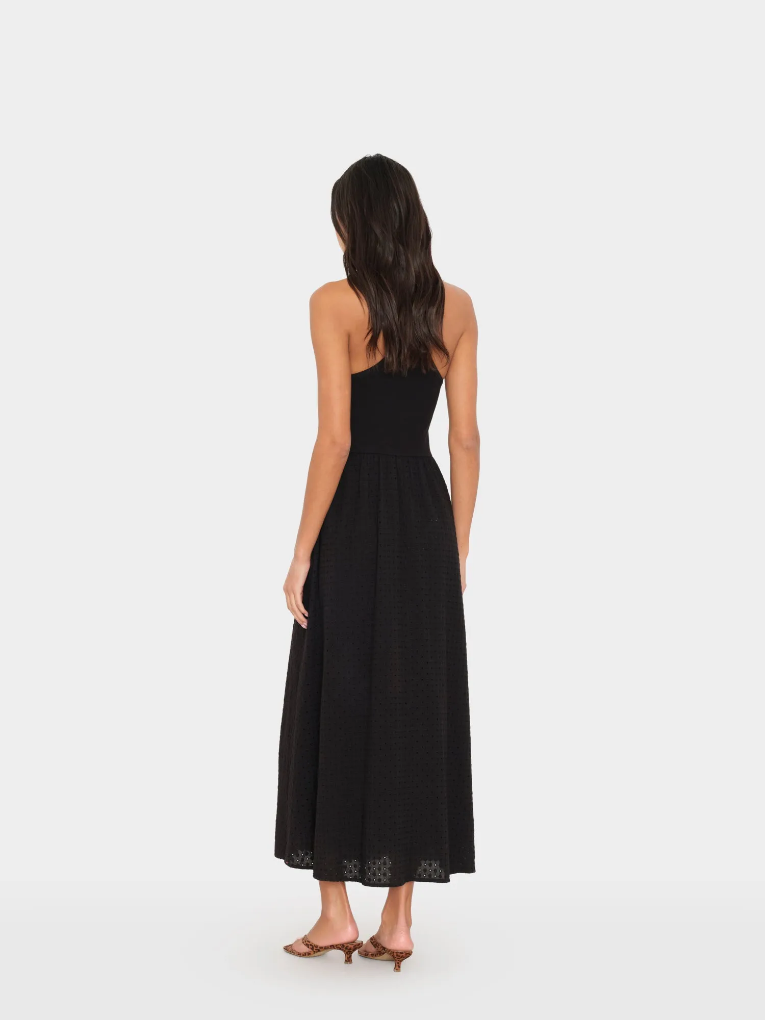 Black Flynn Embroidered Dress sold by XiRENA product image thumbnail 2
