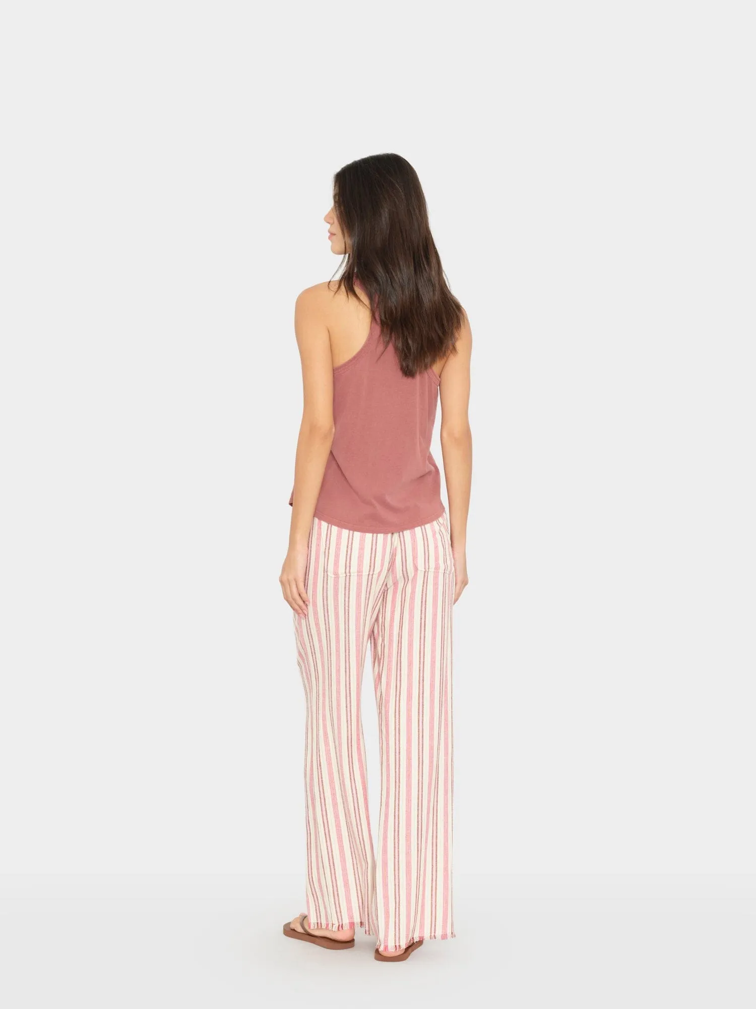 Dusty Pink Stripe Joseph Pant sold by XiRENA product image thumbnail 2