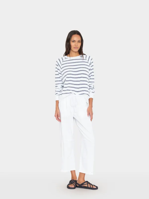 White Theo Pant made by XiRENA