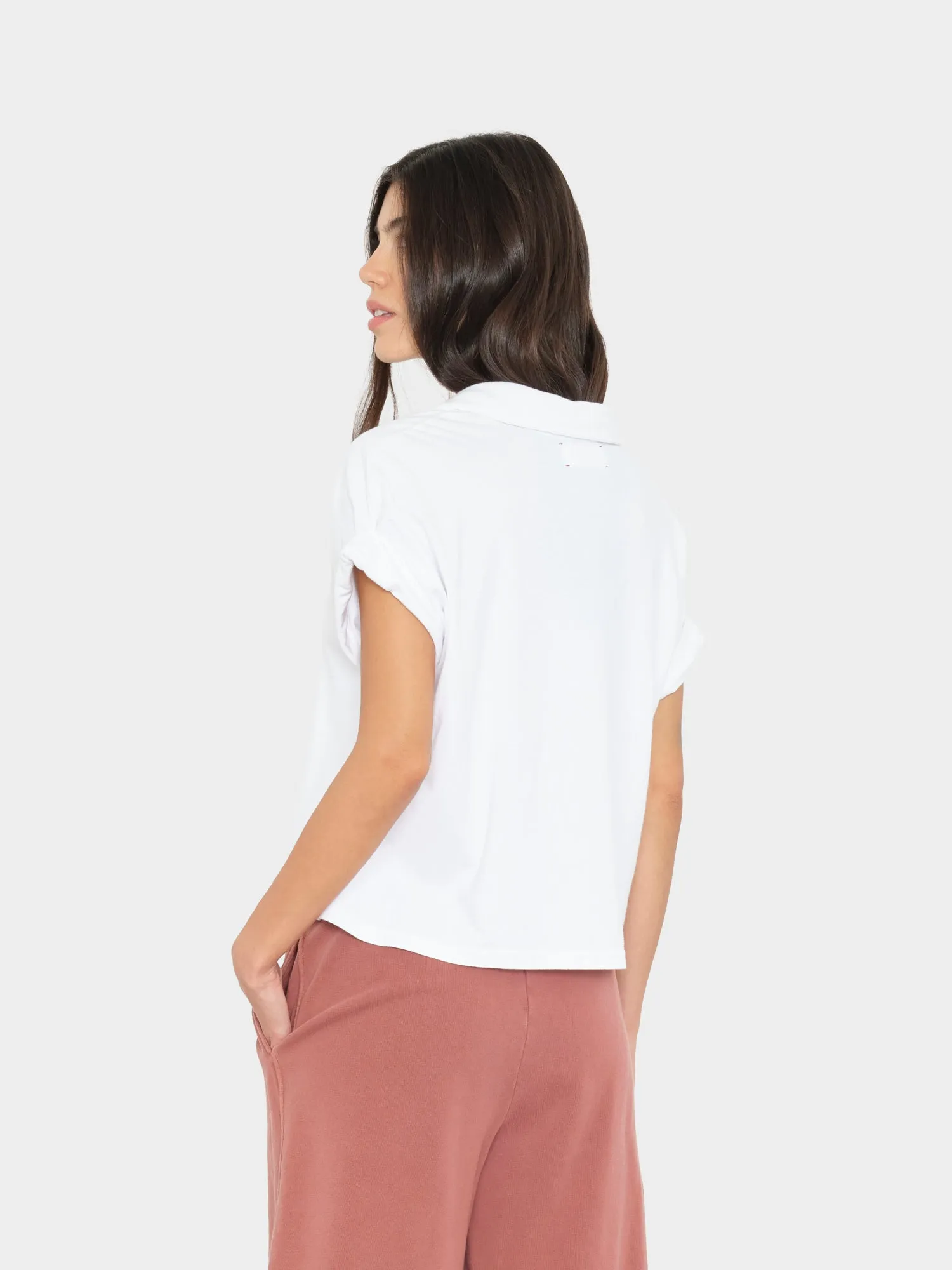 White Simon Tee sold by XiRENA product image thumbnail 3