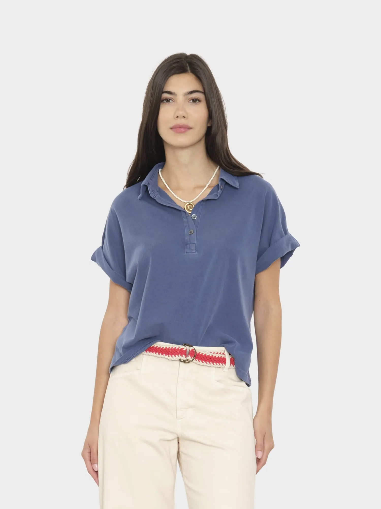 Vintage Navy Simon Tee sold by XiRENA