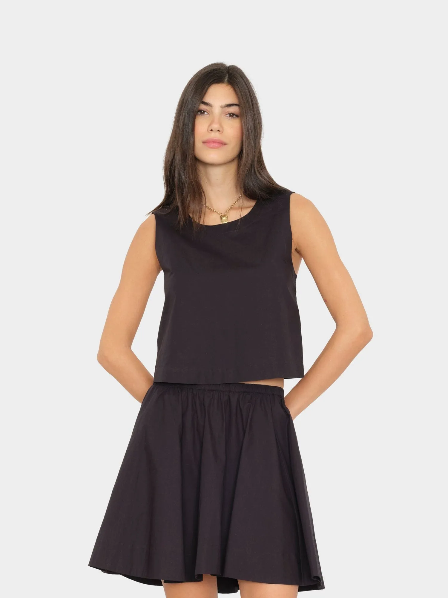 Black Lenore Top sold by XiRENA