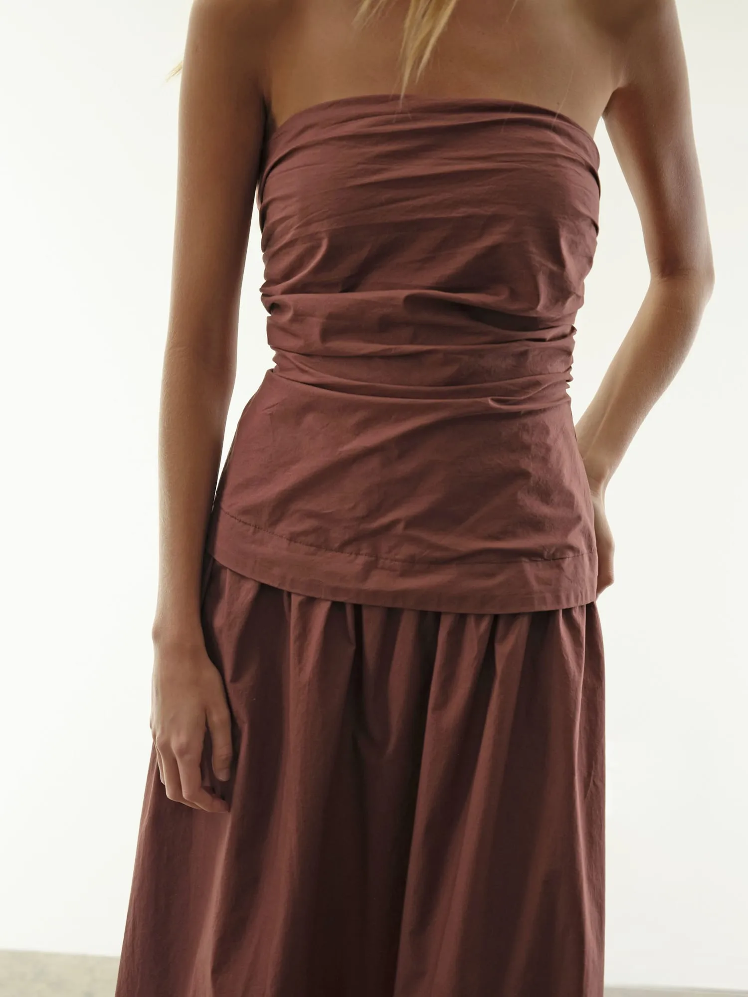 Adobe Brown Ciara Dress sold by XiRENA product image thumbnail 4
