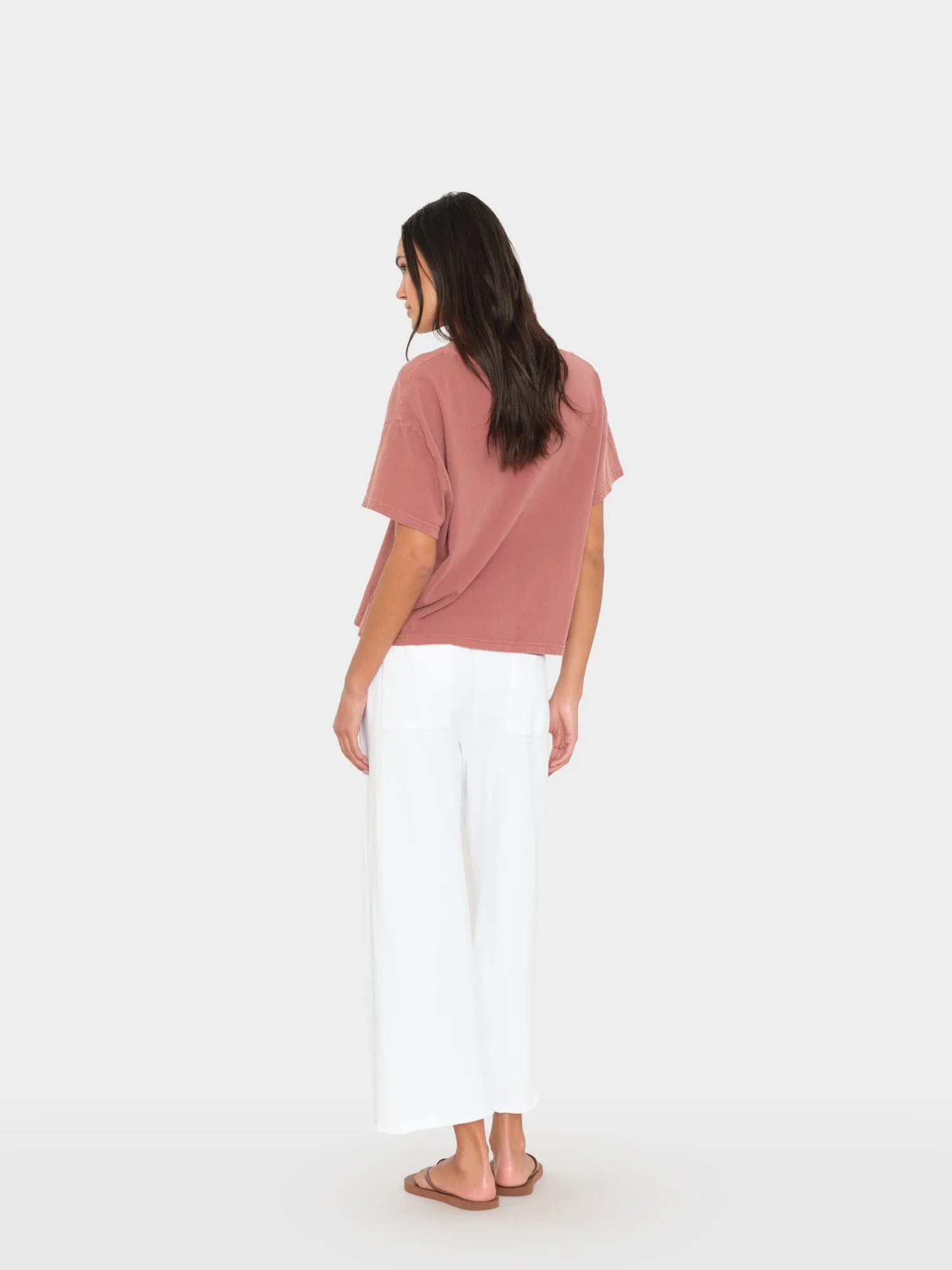 White Matteo Terry Sweatpant sold by XiRENA product image thumbnail 2