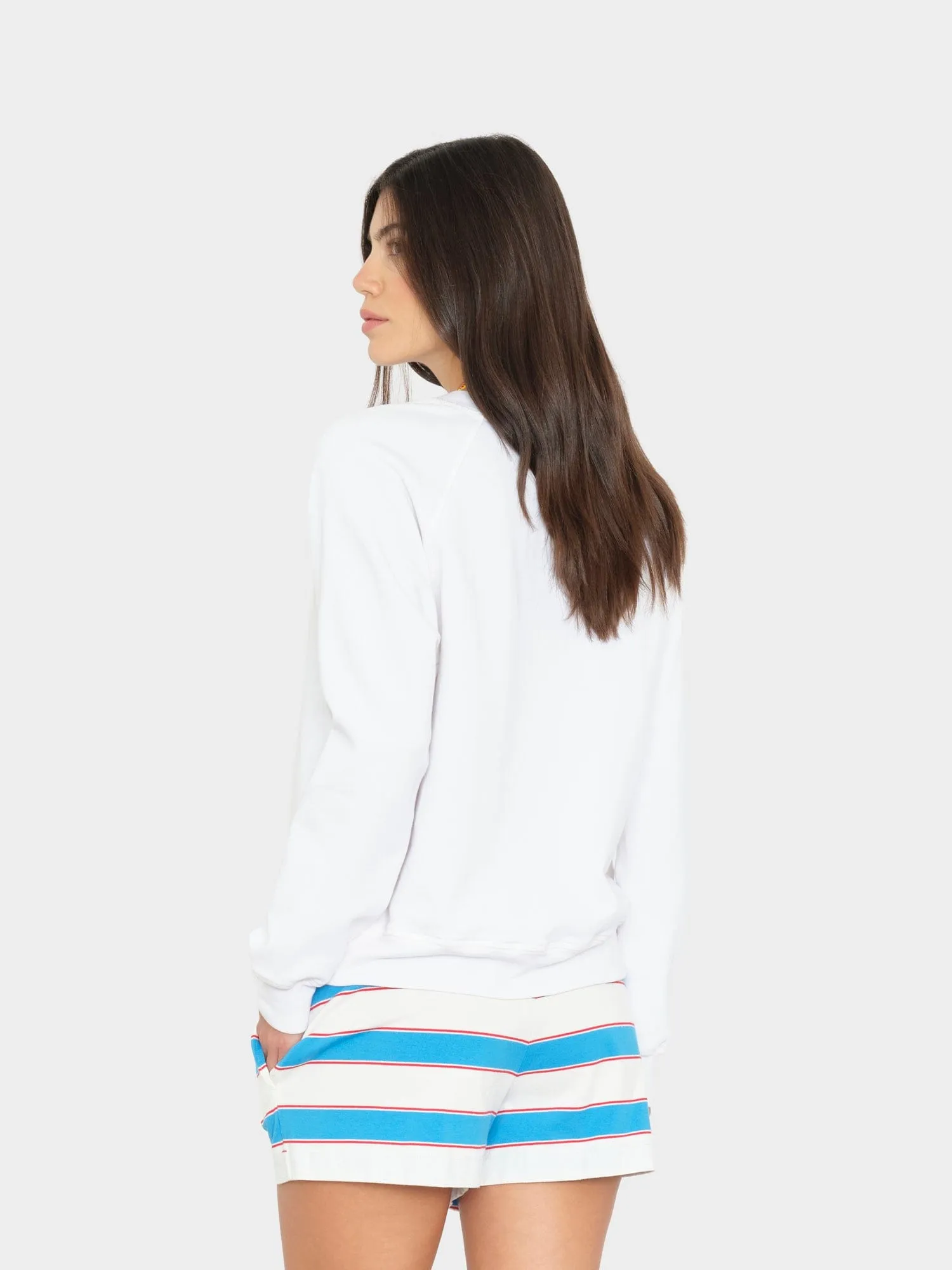 White Marathon Terry Sweatshirt sold by XiRENA product image thumbnail 2