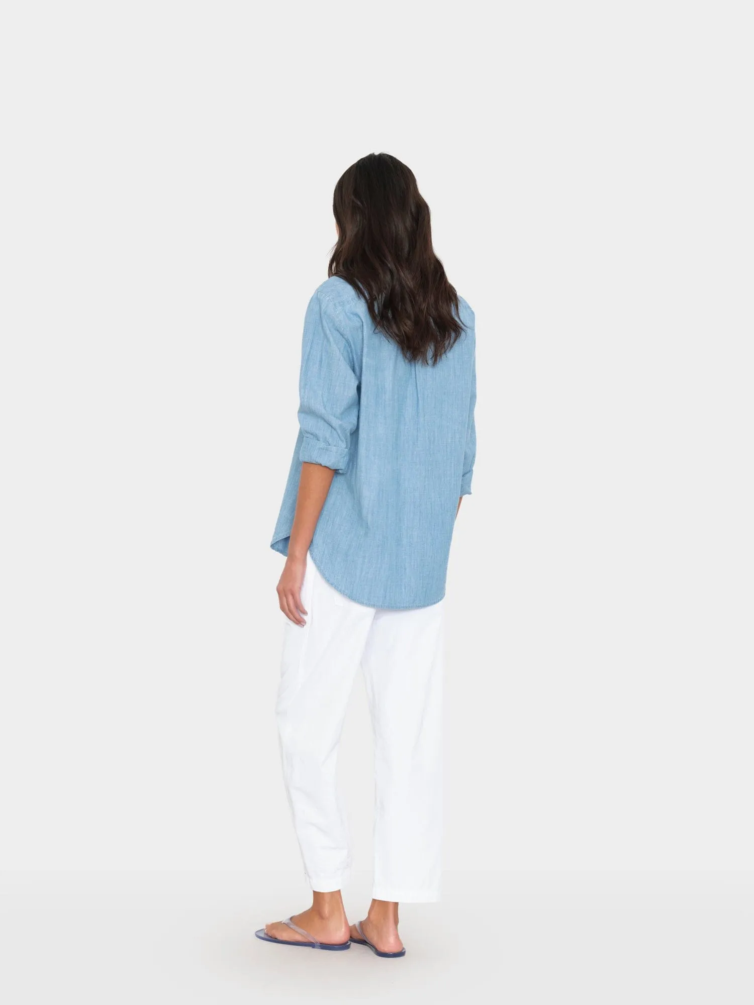 White Baxter Twill Pant sold by XiRENA product image thumbnail 3