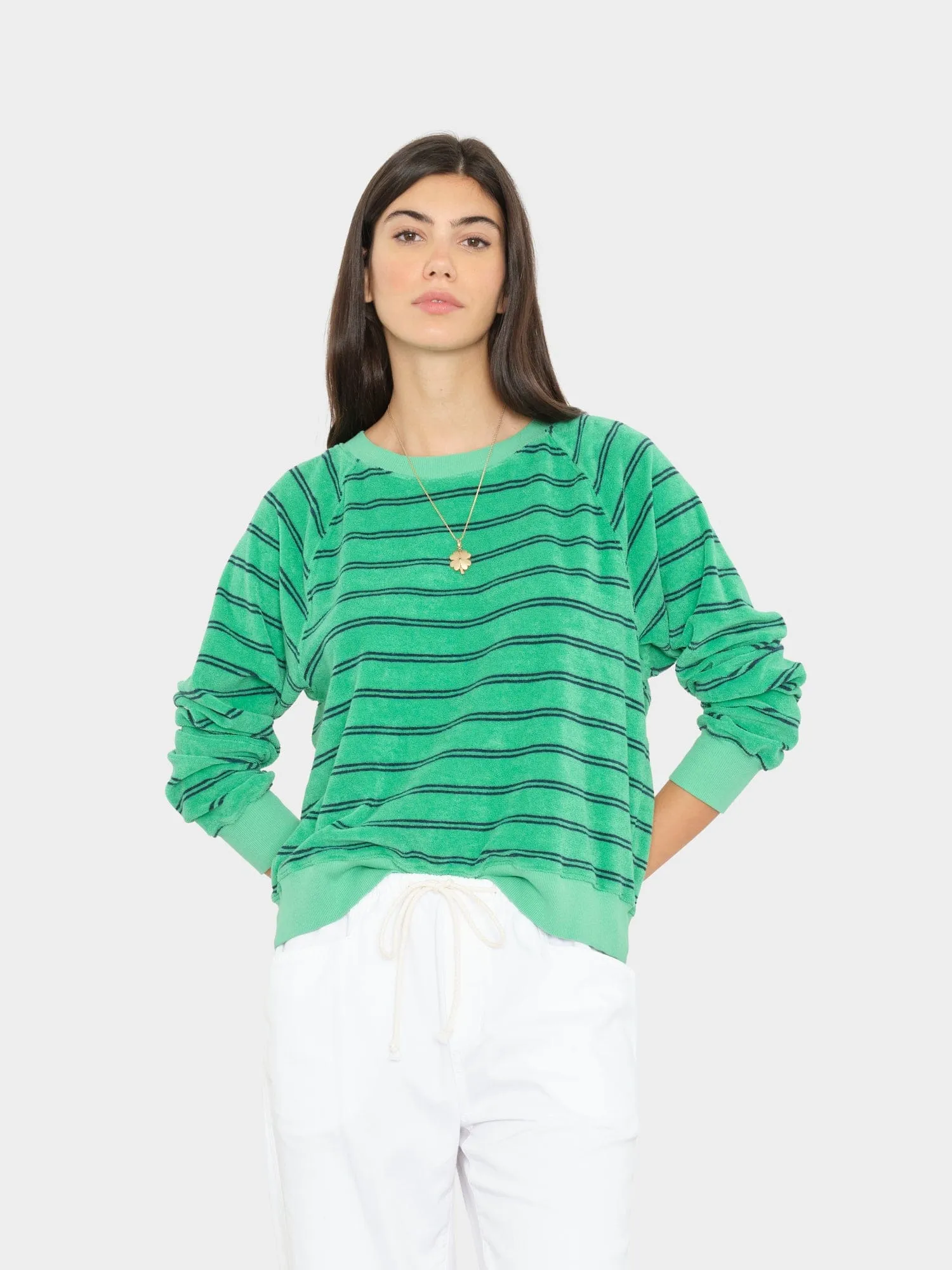Jalapeno Hopper Terry Sweatshirt sold by XiRENA