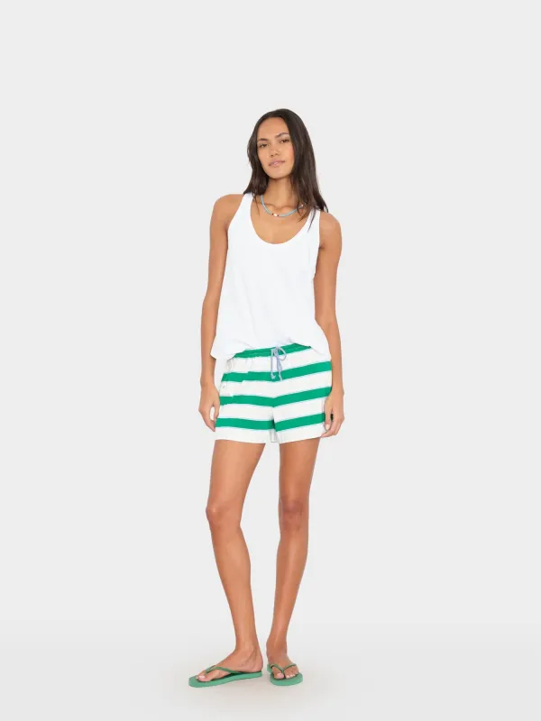 Saltwater Stripe Cassie Short made by XiRENA