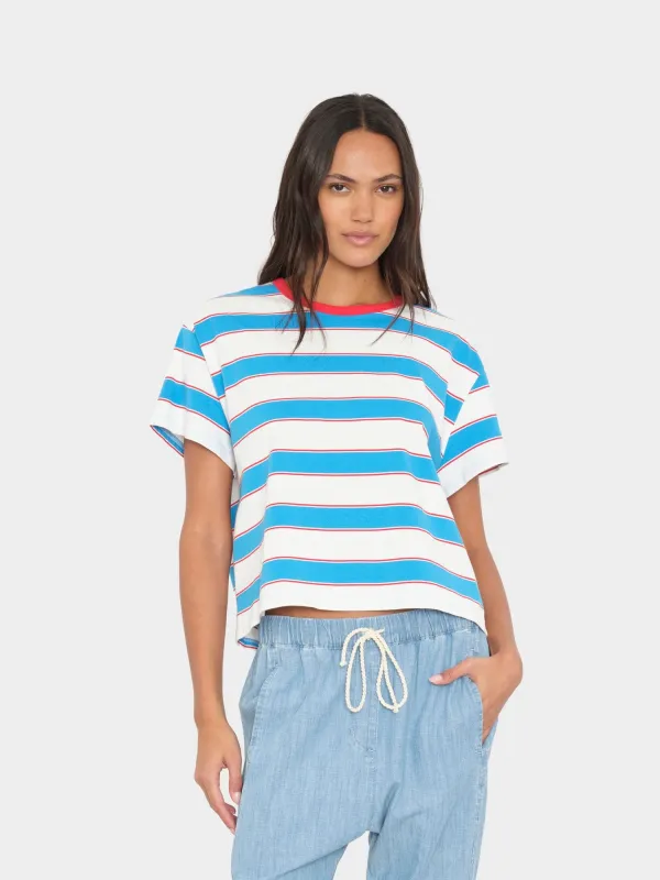 Freshwater Stripe Carter Tee made by XiRENA