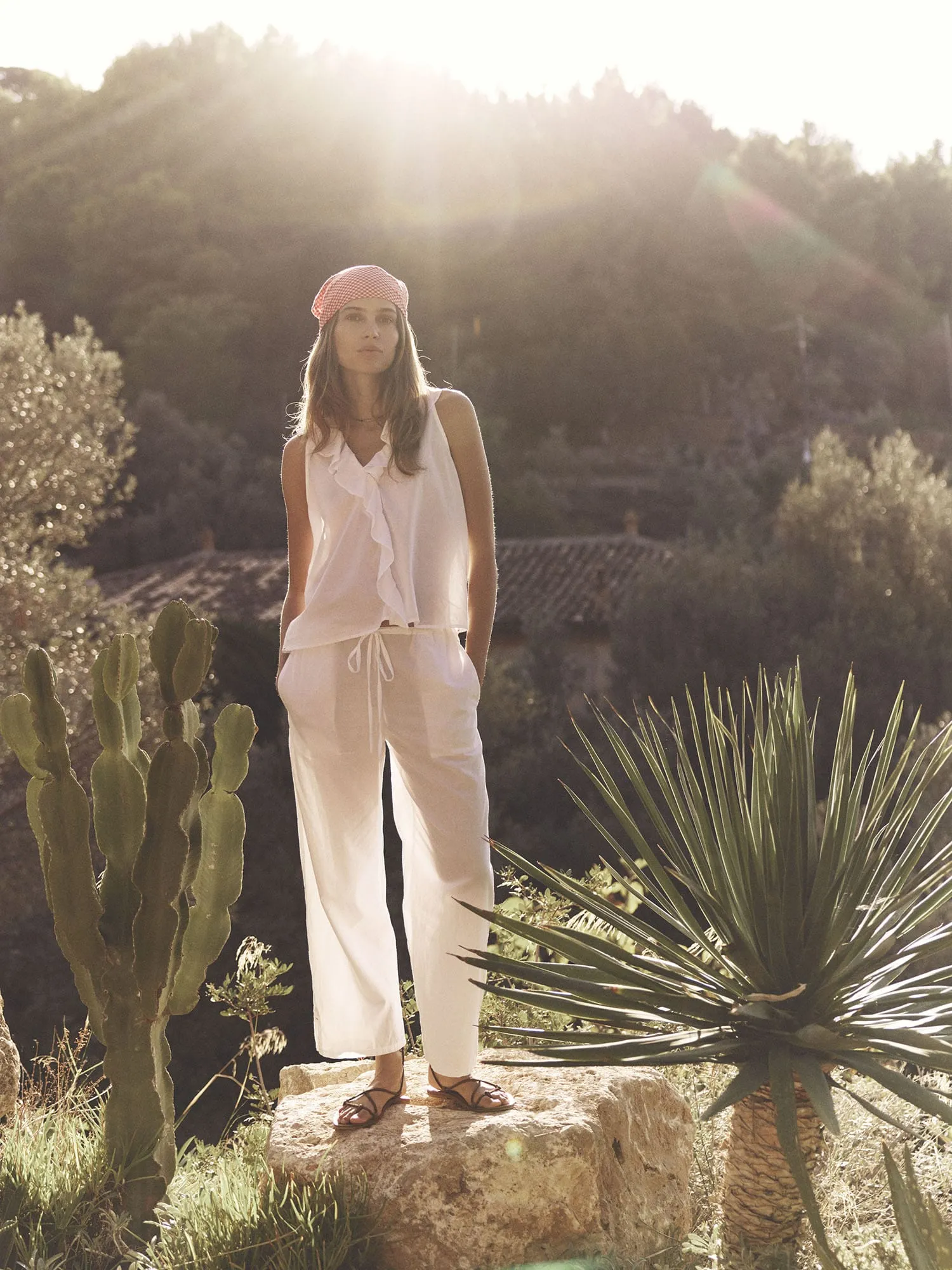 White Olson Pant sold by XiRENA product image thumbnail 3