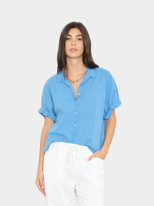 Blue Surf Channing Shirt made by XiRENA