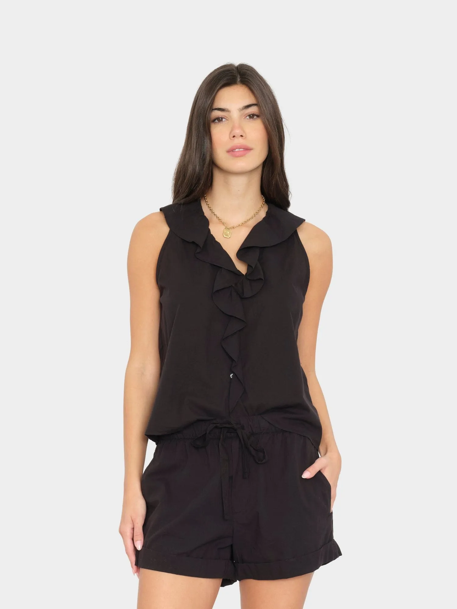 Black Casara Shirt sold by XiRENA