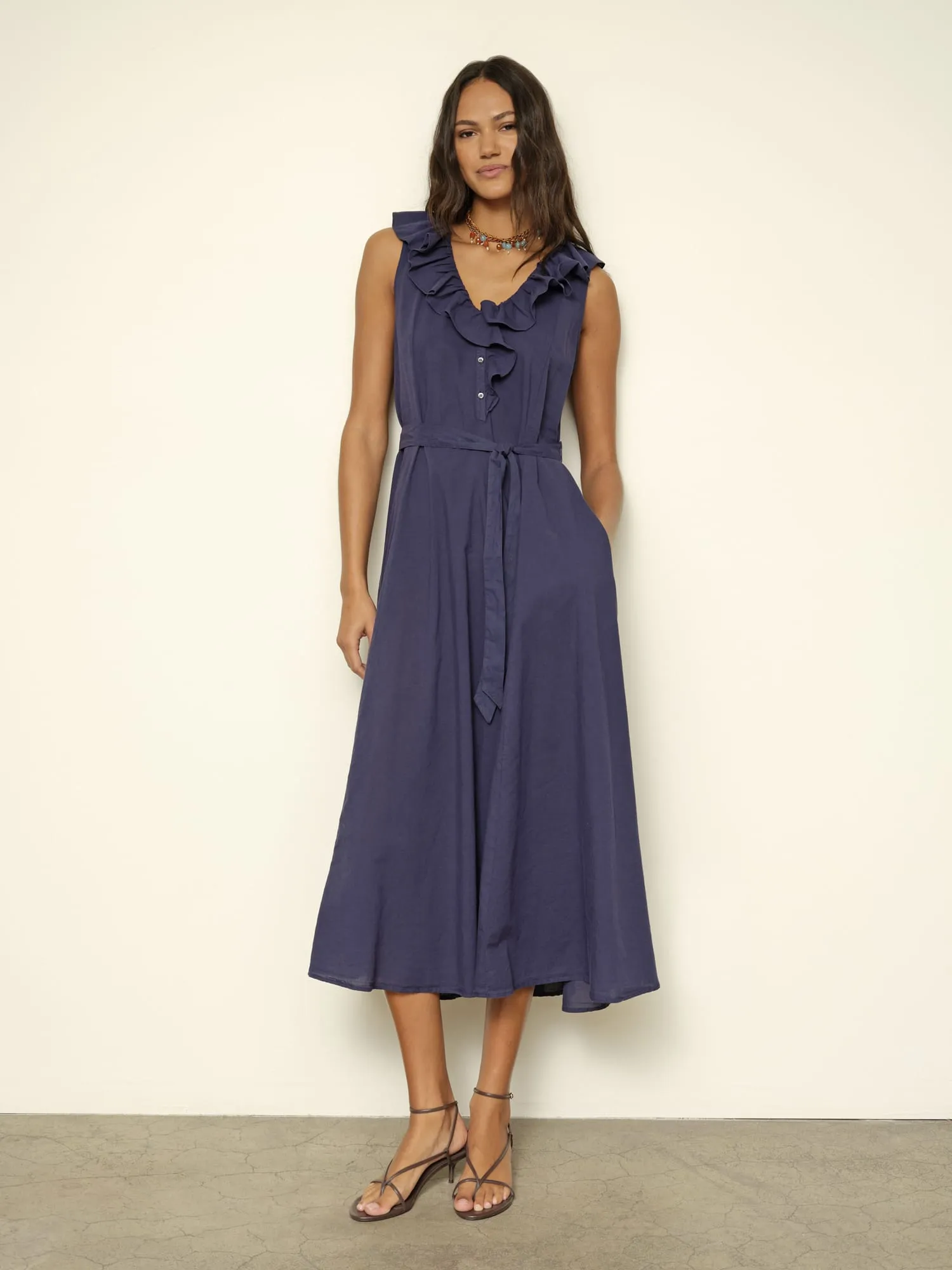 Navy Cassidy Dress sold by XiRENA product image thumbnail 2