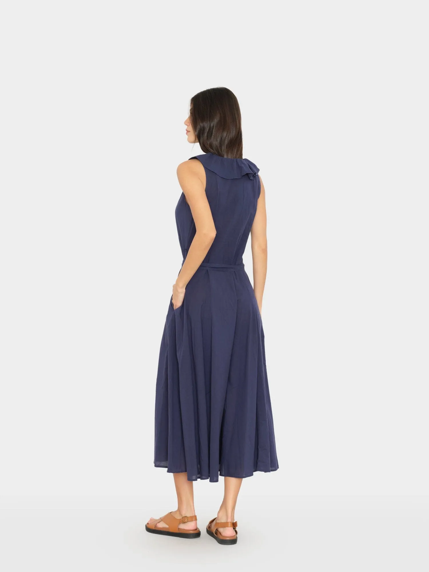 Navy Cassidy Dress sold by XiRENA product image thumbnail 3