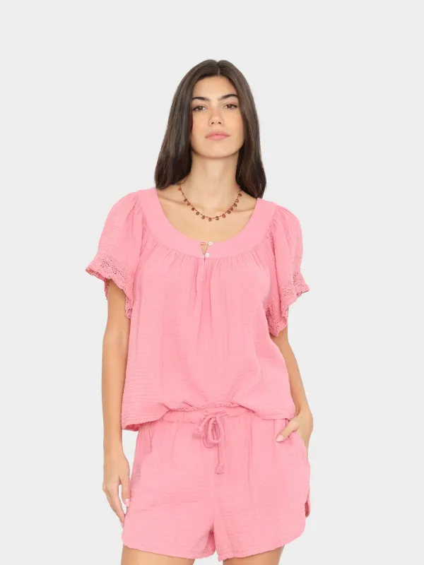 Faded Rose Rita Top made by XiRENA