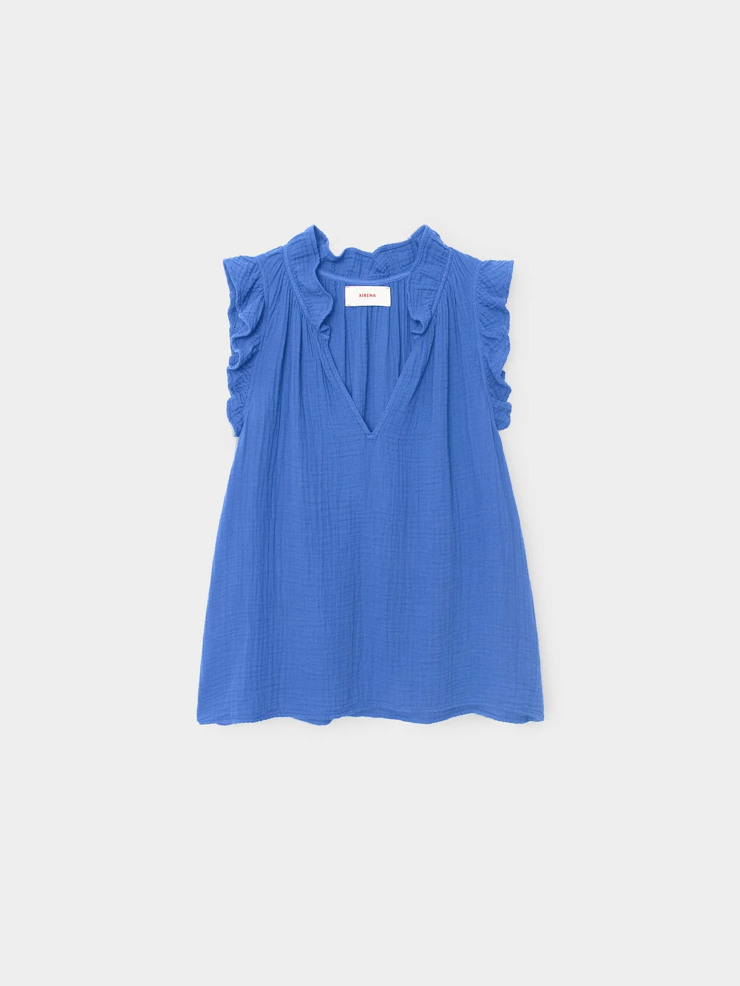 Nautical Blue Bex Gauze Top sold by XiRENA product image thumbnail 3