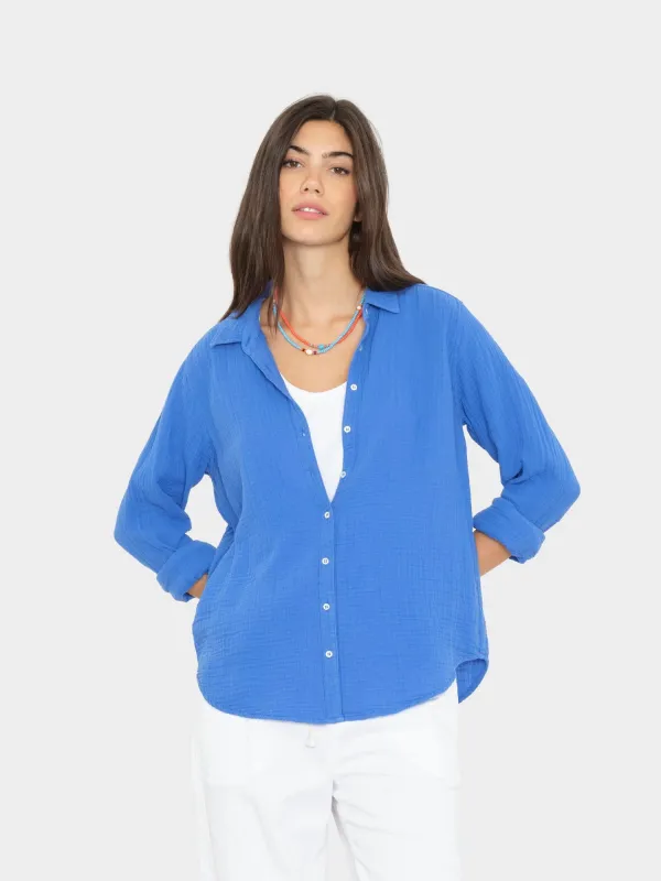 Nautical Blue Scout Shirt made by XiRENA